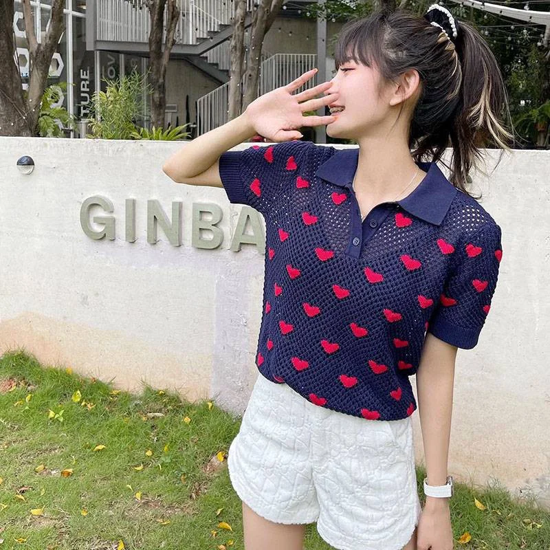 超話題!ディオール ハート透かし彫り Tシャツ 偽物 del78859