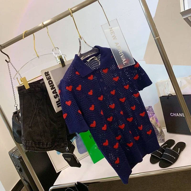 超話題!ディオール ハート透かし彫り Tシャツ 偽物 del78859