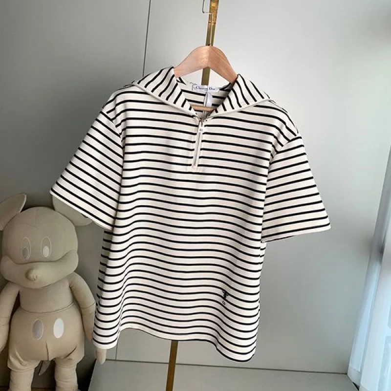 ディオール ロゴ コットンジャージー Tシャツ コピー dem93635