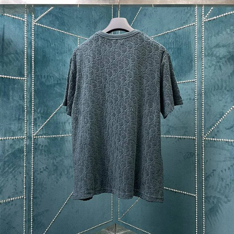 目を惹くカラーディオール D-オブリーク モチーフ Tシャツ コピー det04795