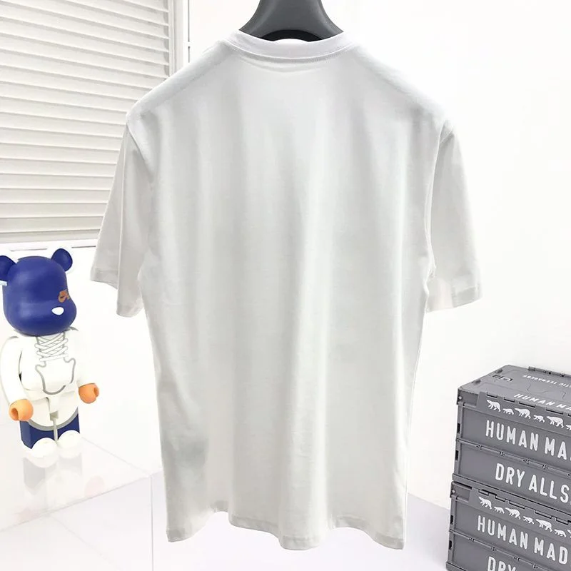世界中で大人気♪ディオール 偽物◆上質 シンプル ロゴ刺繍入り コットンジャージー Tシャツ dev15358