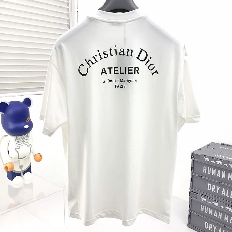 ★日本!!人気!ディオール Tシャツ 偽物 CD 刺繍 コラボ ライオン オーバーサイズ dex24232