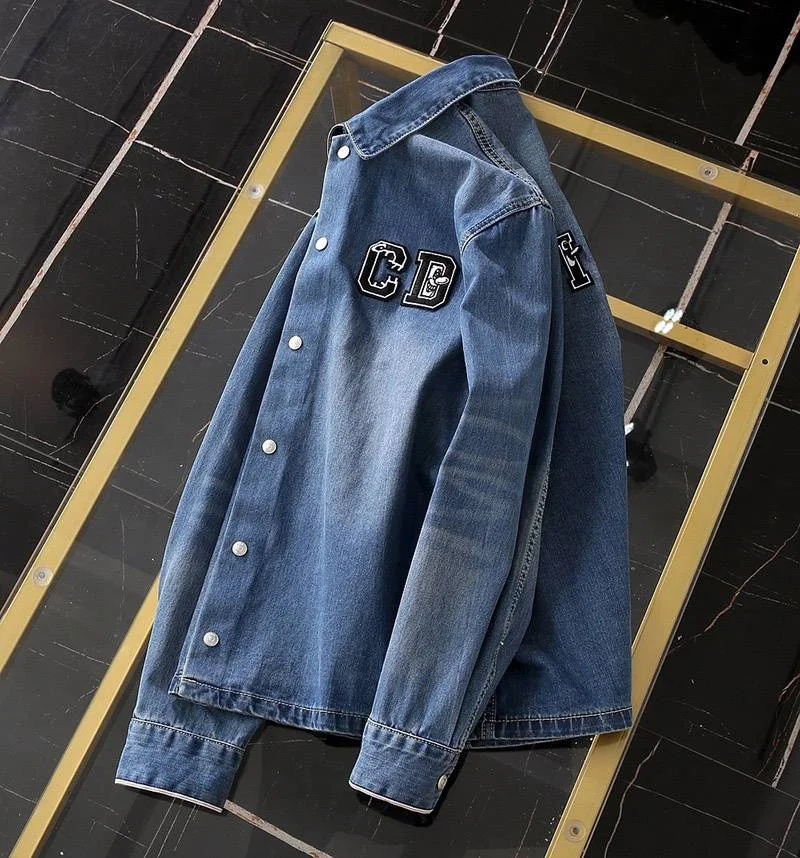 送料込 ディオール★SALE!偽物テクスチャード カジュアル デニムジャケット dey46418