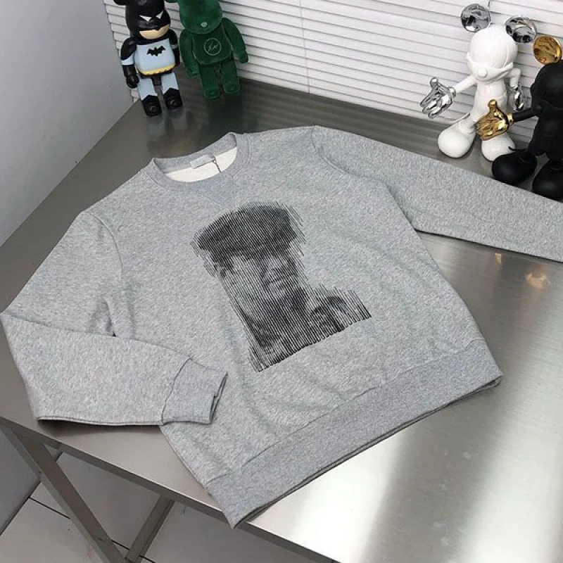 稀少 ディオール 刺繍 コットン クルーネック コピー トレーナー dez75825