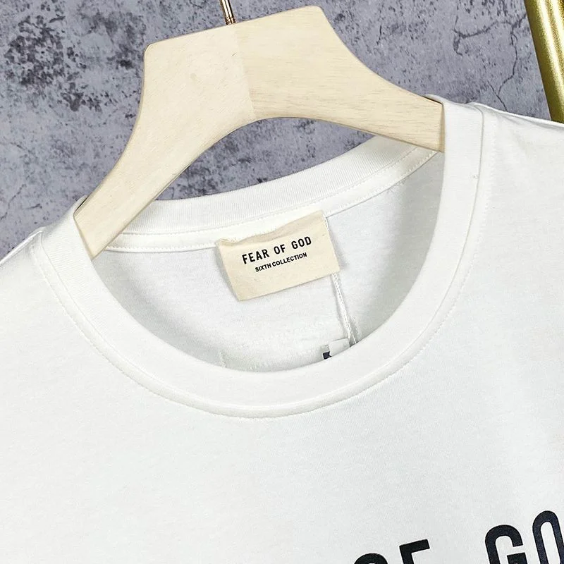 新作フィアオブゴッド SIXTH COLLECTION Tシャツ コピー ホワイト fib65369