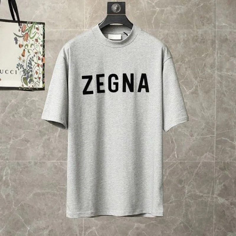 人気No1エルメネジルド ゼニア×フィア オブゴッド 偽物 コラボ Tシャツ グレー fis83844