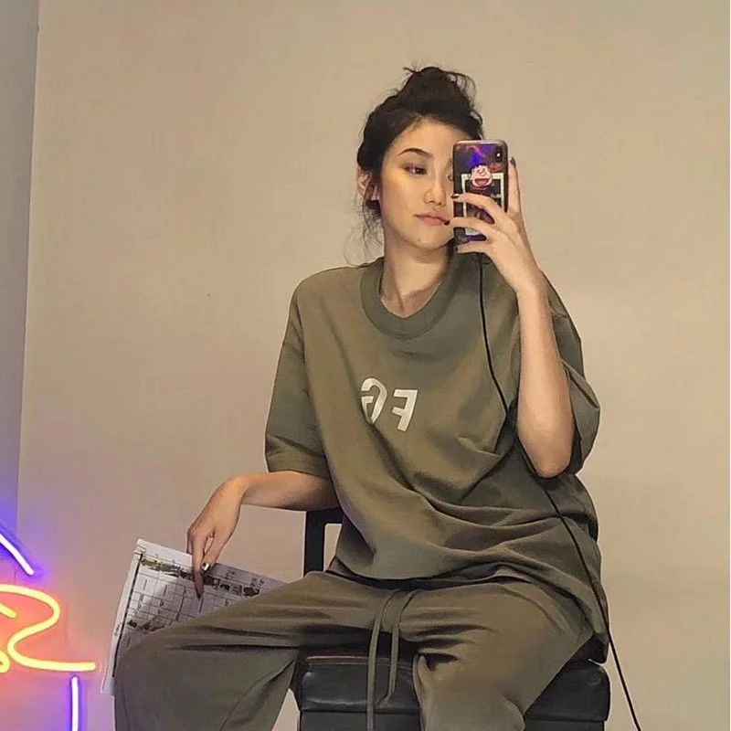 超希少!フィアオブゴッド FG Tシャツ コピー グリーン fit11955