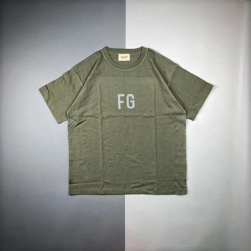 超希少!フィアオブゴッド FG Tシャツ コピー グリーン fit11955