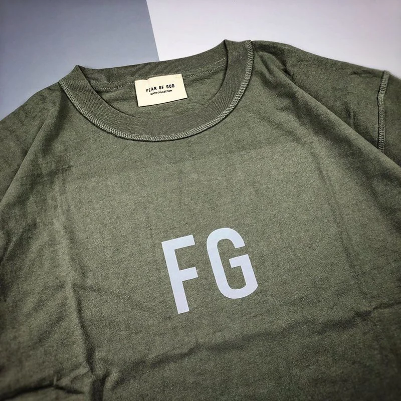 超希少!フィアオブゴッド FG Tシャツ コピー グリーン fit11955