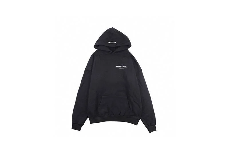 可愛いフィアオブゴッド エッセンシャルズ パーカー コピー ブラック fit36743