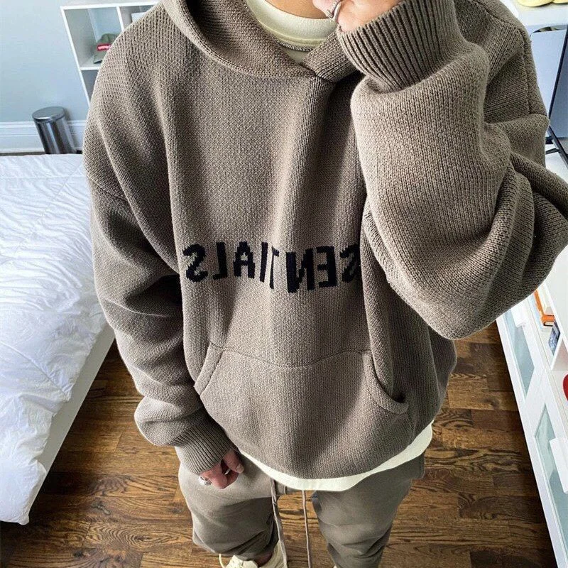 【日本未発売】フィアオブゴッド コピー エッセンシャルズ ニットフーデッドジャンパー fit99438