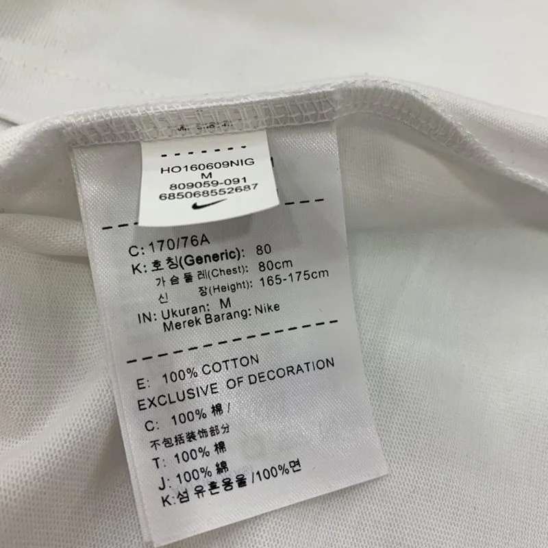最安値挑戦フィアオブゴッド ナイキ NBA コラボ Tシャツ コピー ホワイト fiw83030