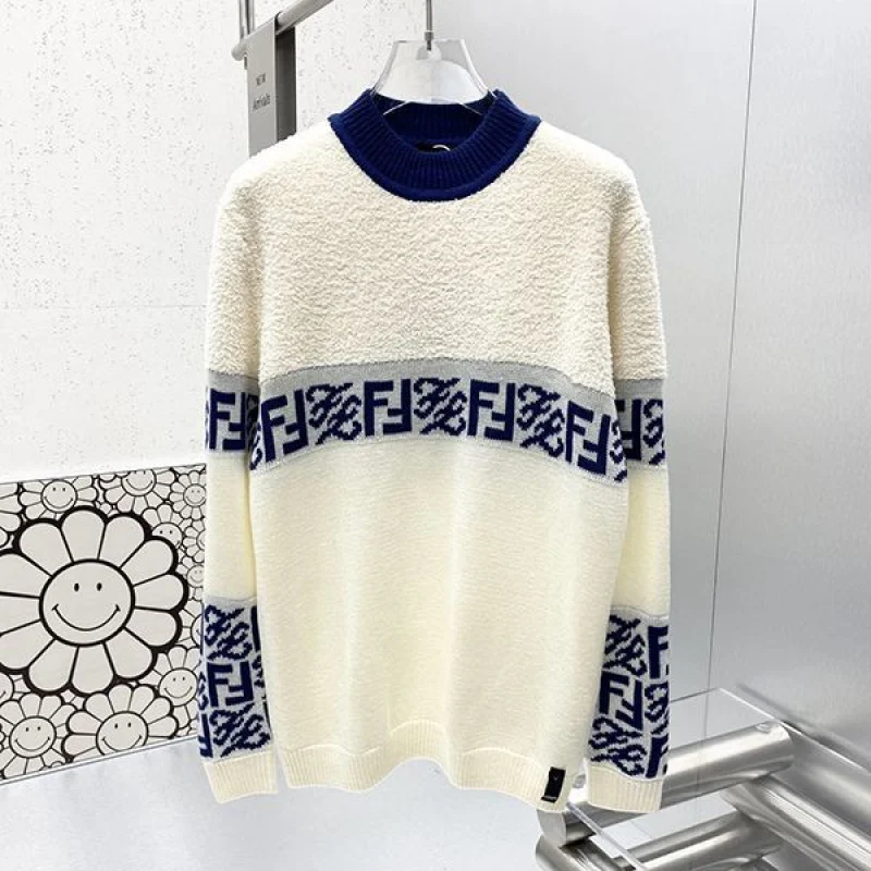 ★日本!!人気！フェンディ PULLOVER メンズ FFロゴ ハイネック ニット コピー 2色 FZY310AITTF0QA1