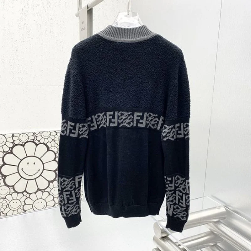 ★日本!!人気！フェンディ PULLOVER メンズ FFロゴ ハイネック ニット コピー 2色 FZY310AITTF0QA1