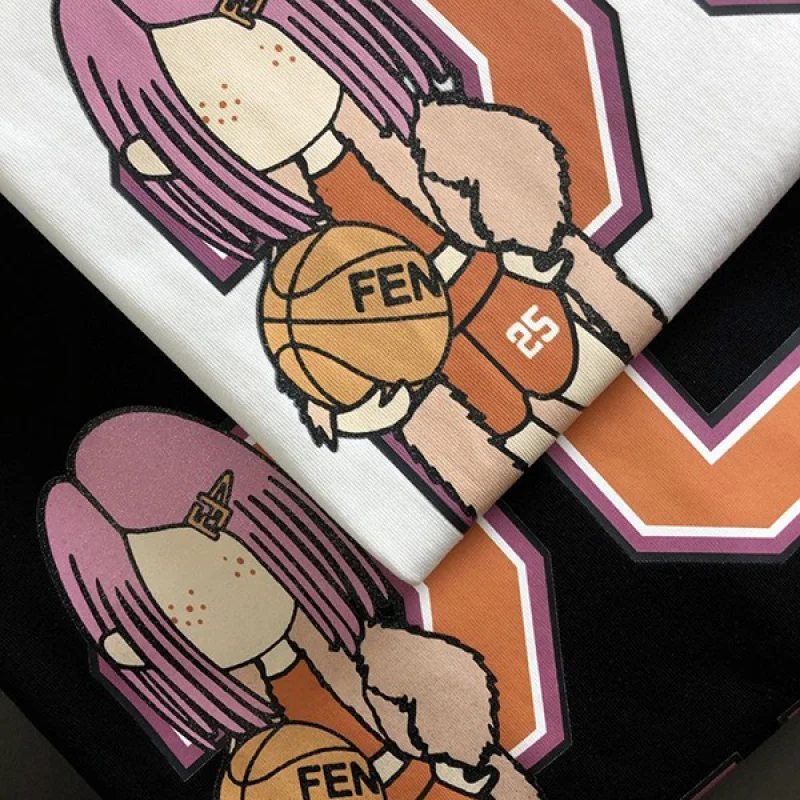人気No1フェンディ ジャージー 半袖 Tシャツ 偽物 2色 feh47120