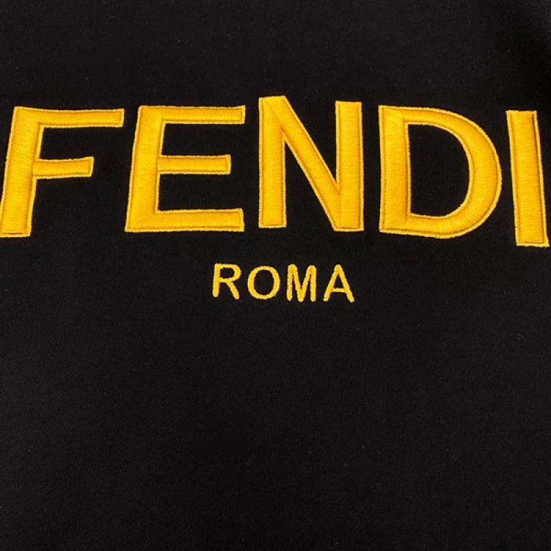 フェンディ ROMA ロゴ 刺繍 パーカー 偽物 feh71955