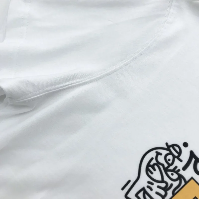 《大人気》フェンディ コピー ◆クルーネックロゴジャージーTシャツ fei32629