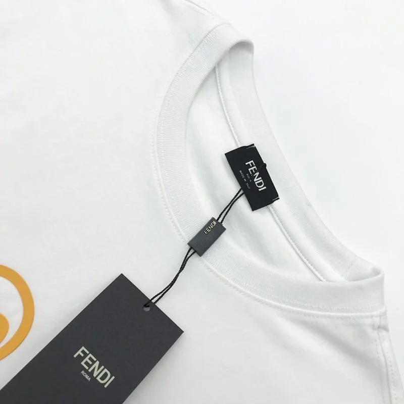 超希少！フェンディ◆クルーネックロゴジャージー 偽物Tシャツ fej28997