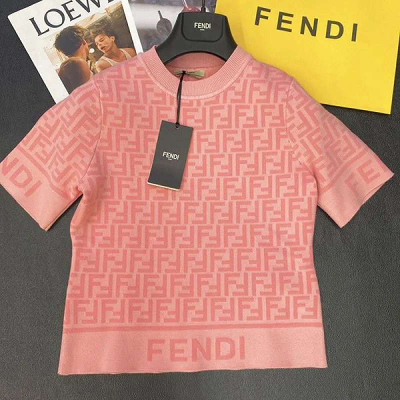 《大人気》22SS フェンディ FFロゴ コットンテリー オーバーサイズ Tシャツ コピー fem15650