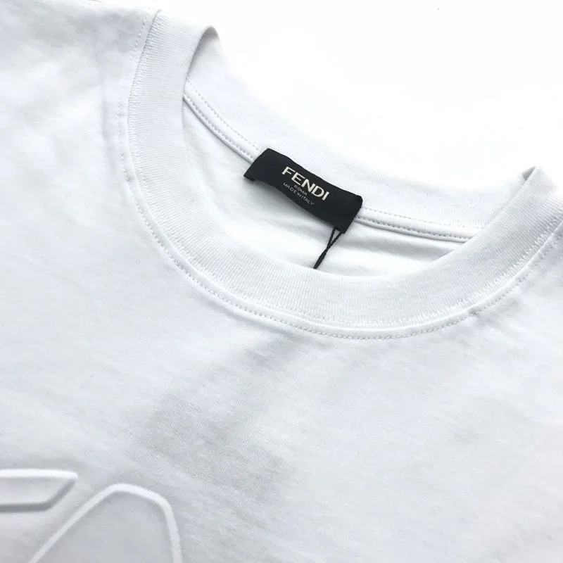 超話題!フェンディ◆クルーネックロゴジャージーTシャツコピー fem98913