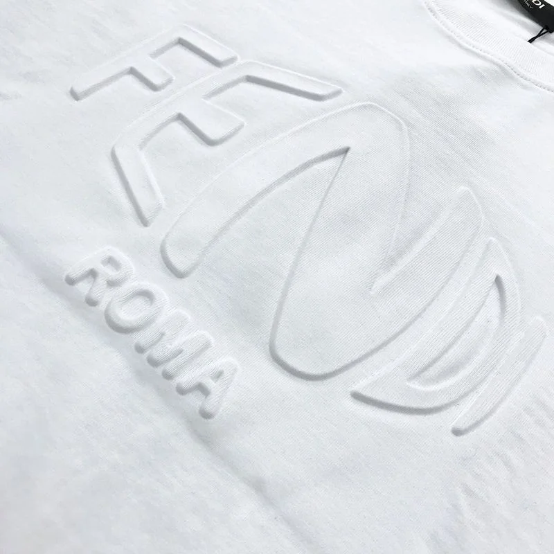 超話題!フェンディ◆クルーネックロゴジャージーTシャツコピー fem98913