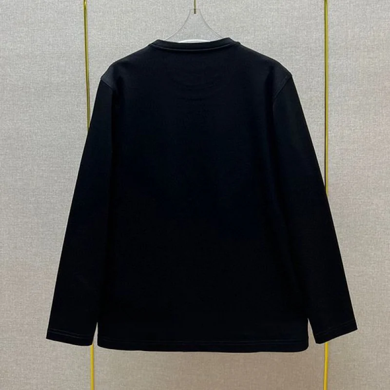 n級 おすすめフェンディ アジュール刺繍FF 長袖クルーネックTシャツ コピー 2色 fer21952