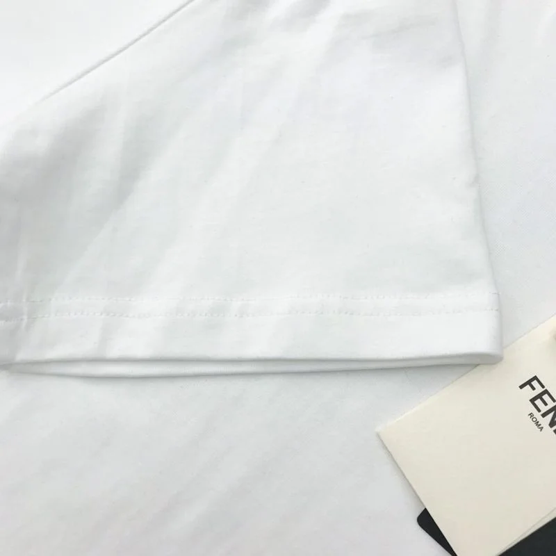 大人気!!新色 フェンディ◆クルーネックロゴジャージーTシャツ 偽物 fer88399