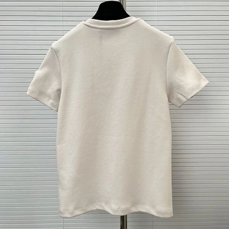 最新でオシャレフェンディ バゲット FFバックル付きコットンTシャツ コピー feu76258