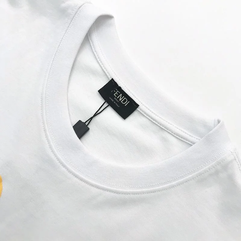 超話題!フェンディ◆クルーネックロゴジャージーTシャツコピー fem98913