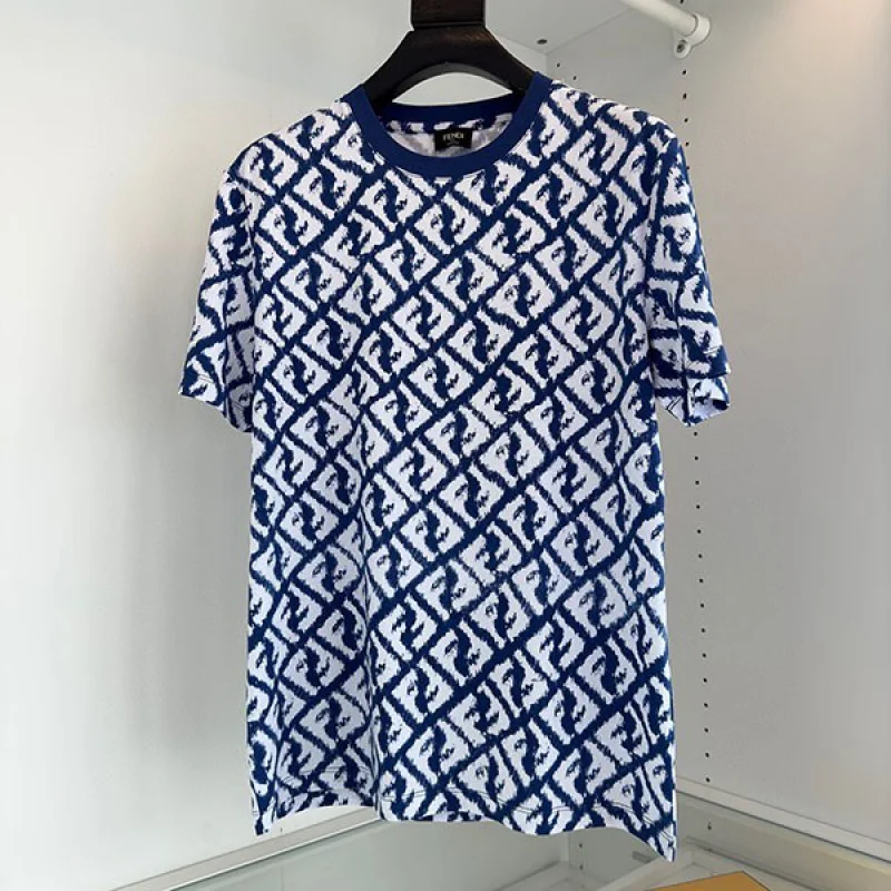 フェンディ コピー FFカーリグラフィ Tシャツ few10118