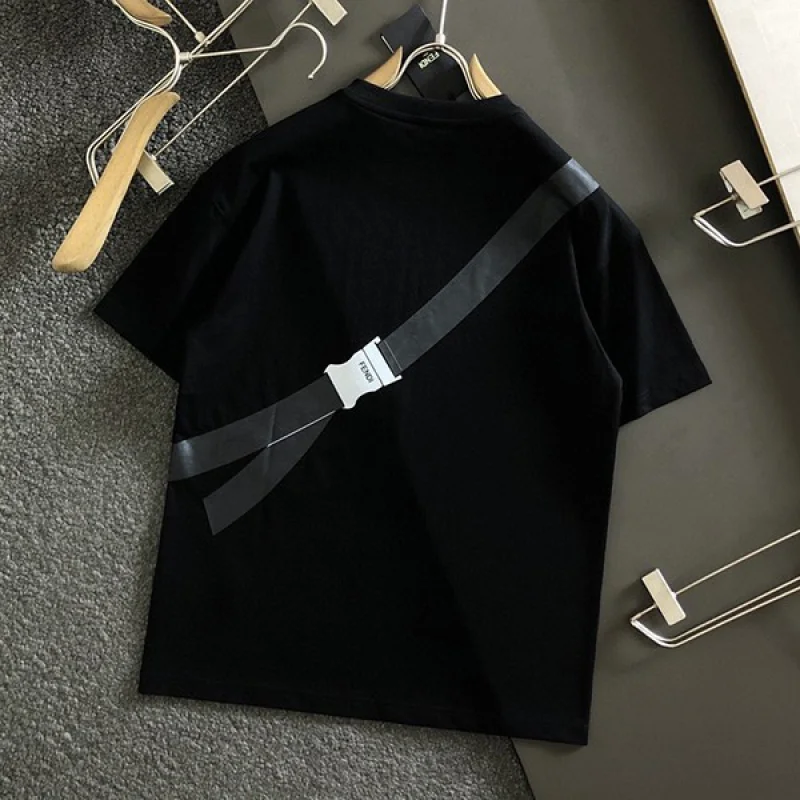 ★日本!!人気!フェンディ ホワイト ジャージー 半袖 Tシャツ コピー fex03797