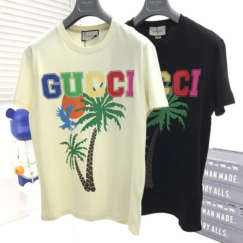 大人気!新作【グッチ】パームツリー コットン ジャージー Tシャツ コピー 2色 548334XJEOW7548