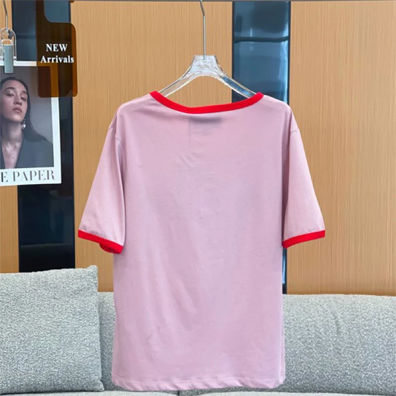 希少色【コラボ★】アディダス×グッチ コピー コットン ジャージ Tシャツ 2色 702612XJEB15939