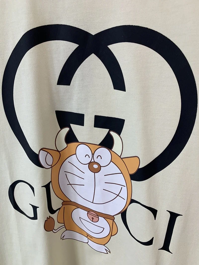 大人気!!新色 ドラえもんx グッチ 偽物 オーバーサイズ Tシャツ gua20251