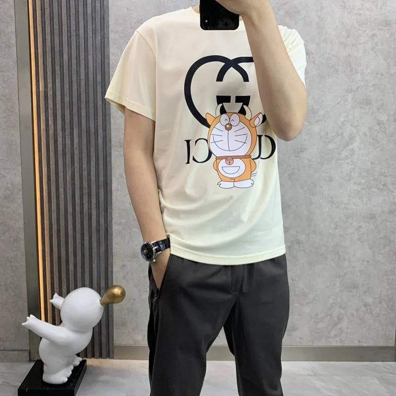 大人気!!新色 ドラえもんx グッチ 偽物 オーバーサイズ Tシャツ gua20251