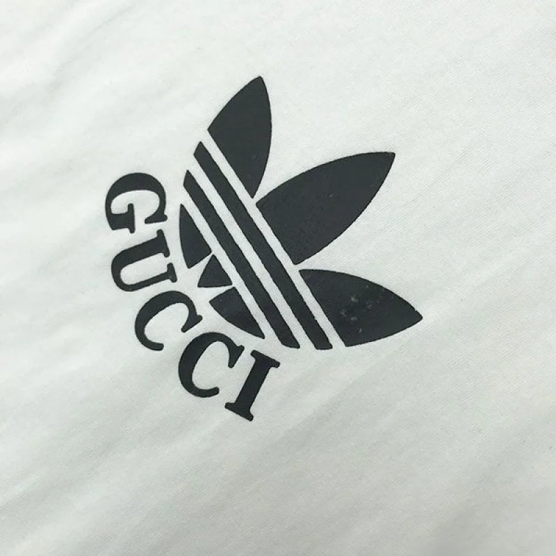 ☆超人気☆アディダス×グッチ コットンジャージー Tシャツ 偽物 gua47710