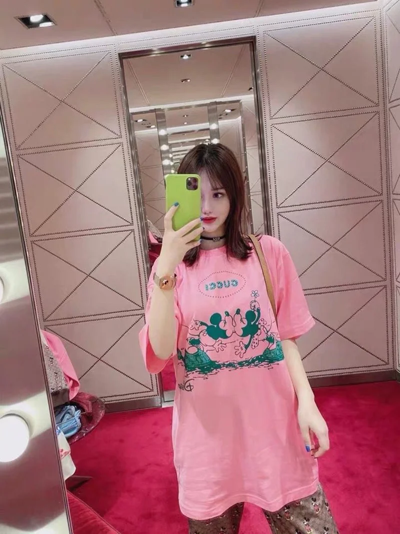 セール新作 グッチ コットン Tシャツ コピー 半袖 ロゴ gub08445