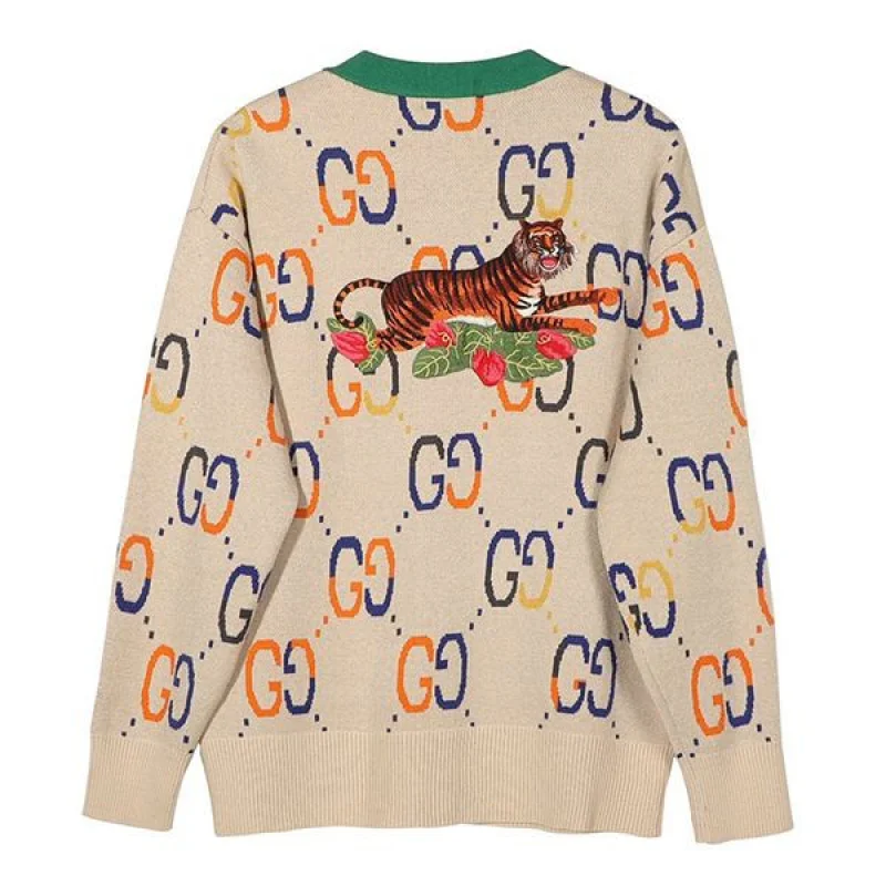 《大人気》グッチ GGジャカード ラメカーディガン 偽物 gub80692