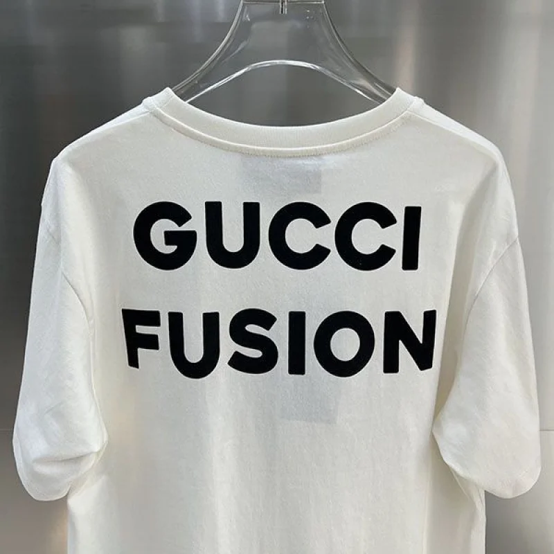 すぐ届グッチ×Kawaii コピー キャットプリント Tシャツ guc74799