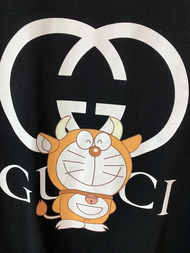 累積売上総額第1位!ドラえもんx グッチ 偽物 オーバーサイズ Tシャツ gud23675