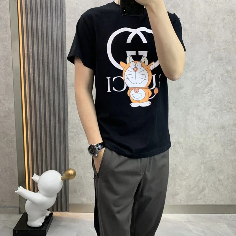 累積売上総額第1位!ドラえもんx グッチ 偽物 オーバーサイズ Tシャツ gud23675