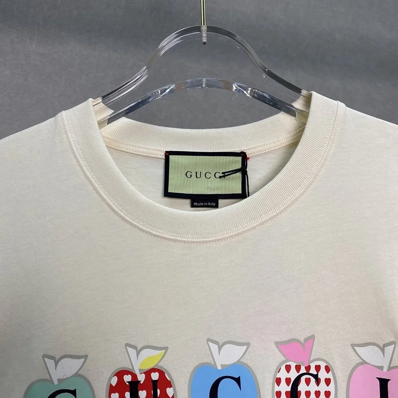 人気No1 グッチ コットン Tシャツ コピー半袖 ロゴ gud69063