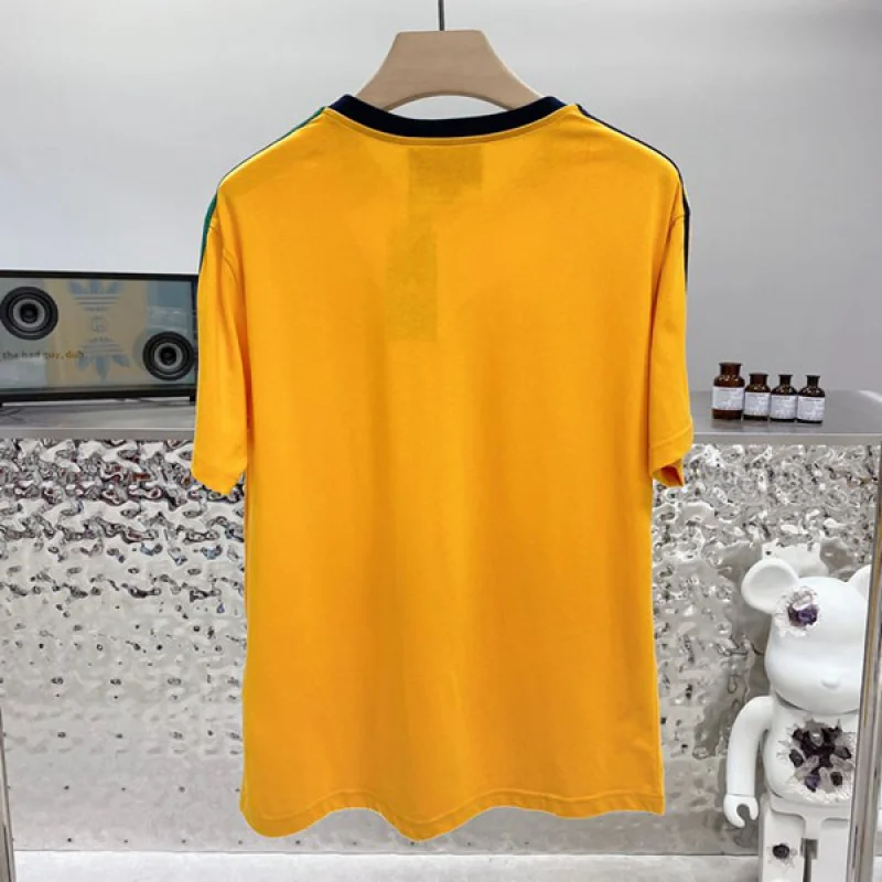 21-22AW ディダス×グッチ コットン ジャージ Tシャツ コピー gue57855