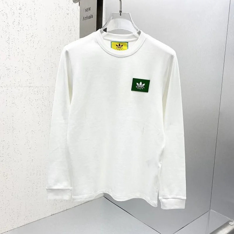 大人気!グッチ アディダス コラボ コピー ロゴ ニット ウールセーター 3色 gue75148