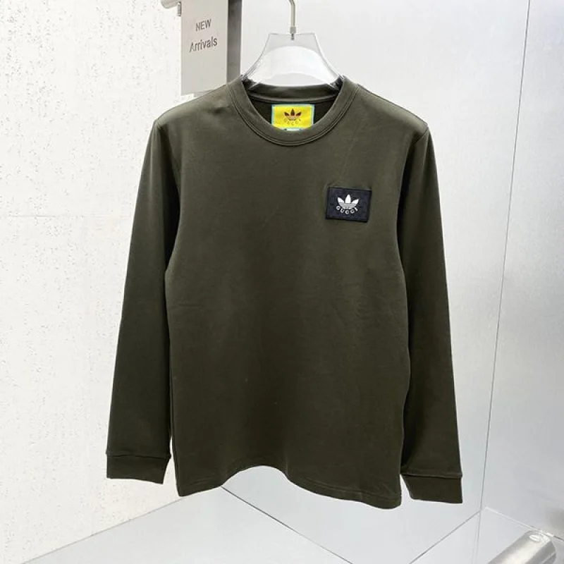 大人気!グッチ アディダス コラボ コピー ロゴ ニット ウールセーター 3色 gue75148