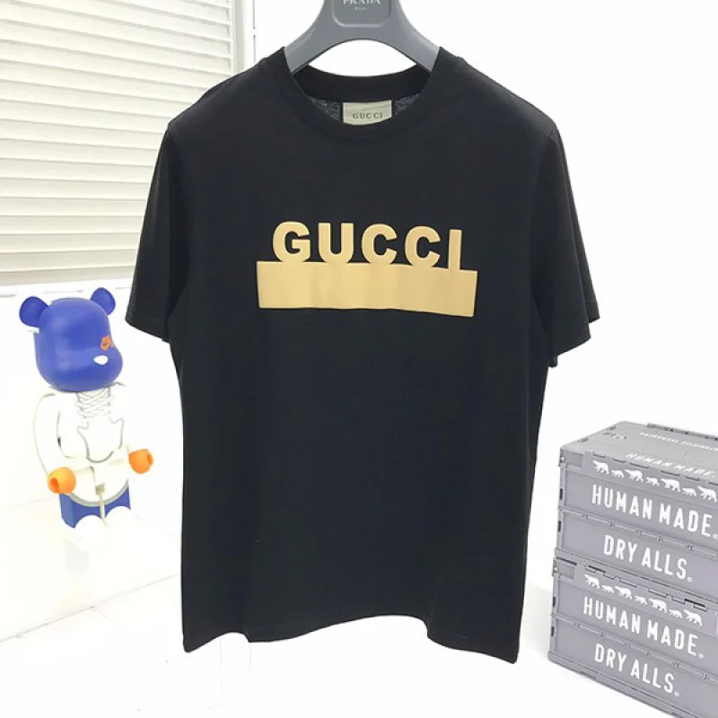 グッチ ホワイト Tシャツ 偽物 コットン 2色 guf64851