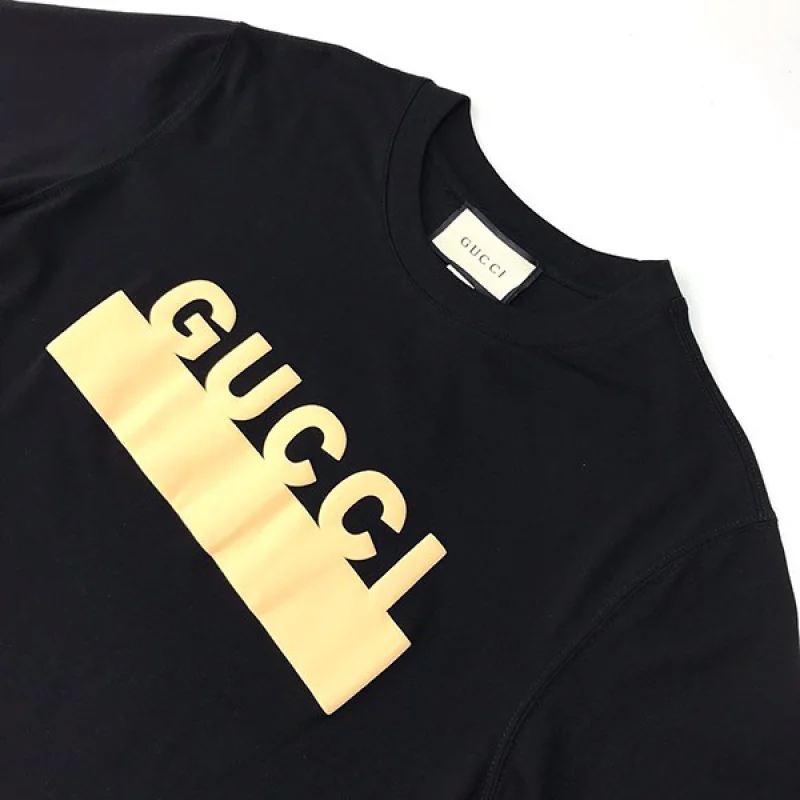 グッチ ホワイト Tシャツ 偽物 コットン 2色 guf64851