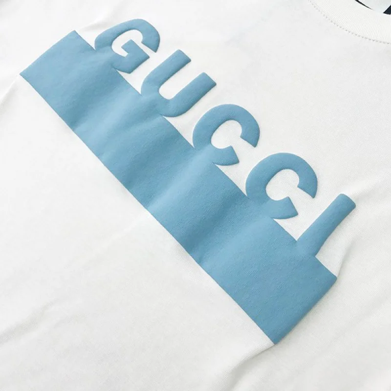 グッチ ホワイト Tシャツ 偽物 コットン 2色 guf64851