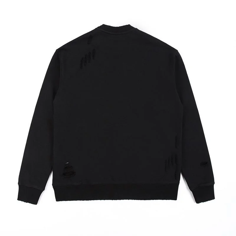 可愛いバレンシアガ×グッチ コットンスウェットシャツ コピー ブラック gug21022