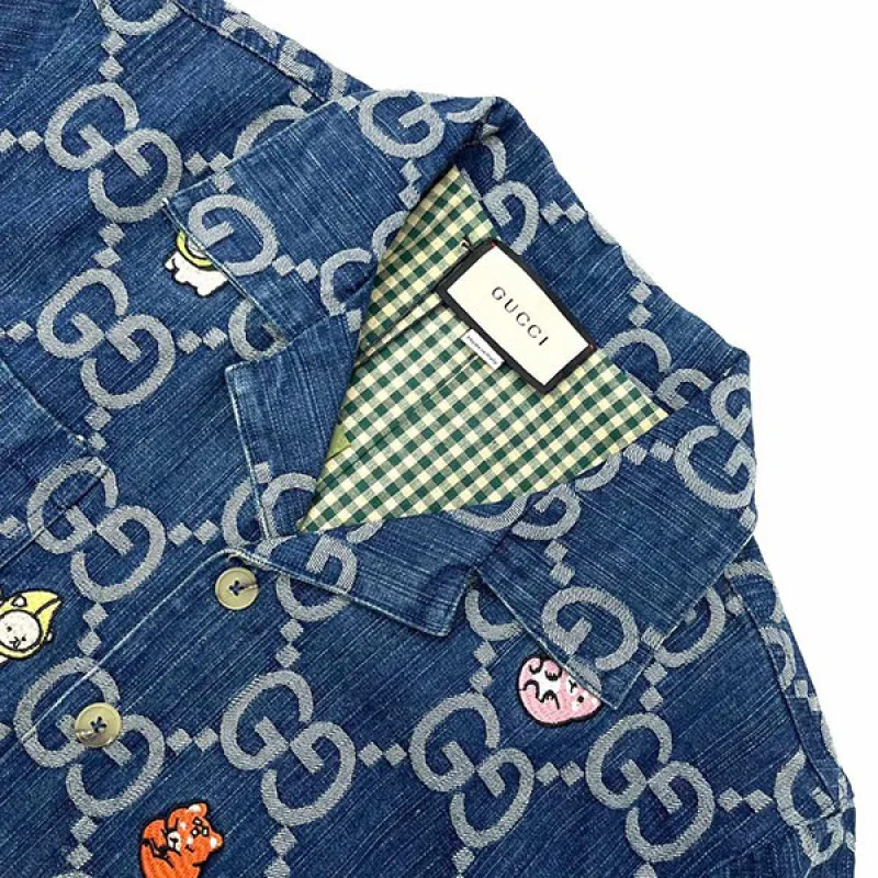 グッチ GG デニム 偽物 ジャケット Tシャツ gug22124